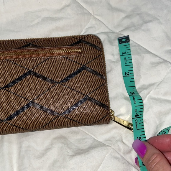 New! FOSSIL Wallet Zip Around wallet geo large - Picture 9 of 13